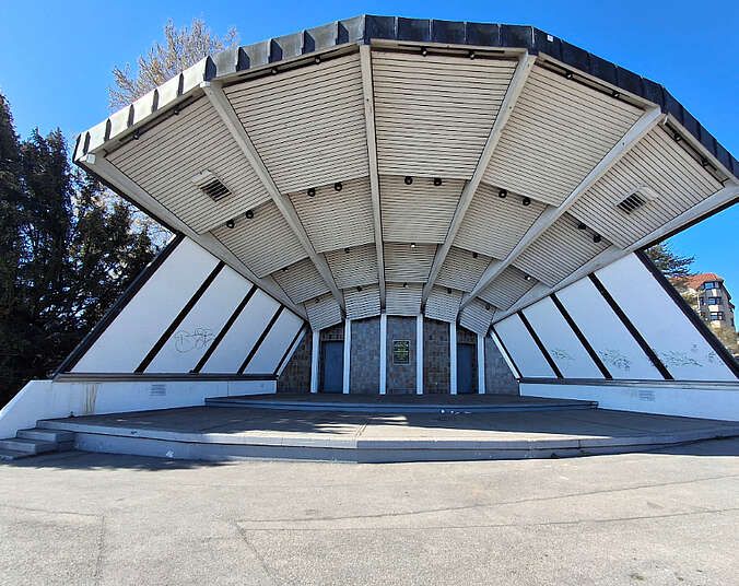 Musikmuschel an der Uferpromenade