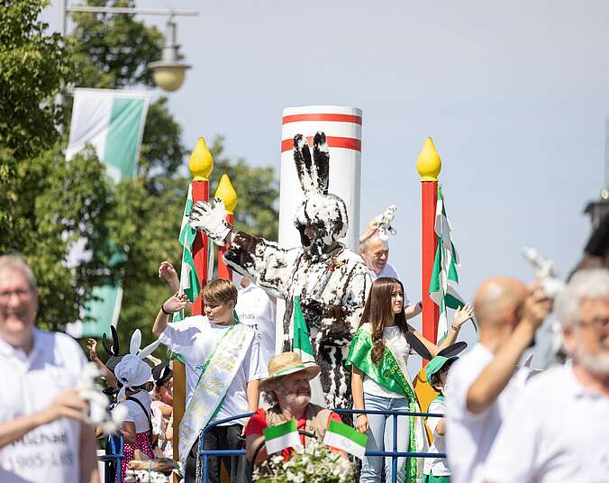 Seehas beim Festzug. (Foto: Stefan Trautmann)