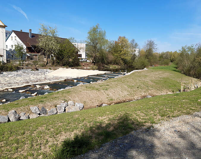 Rundel-Wehr der Rotach (Foto: Stadt Friedrichshafen)