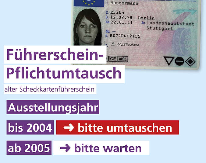 Grafik Scheckkartenführerschein (Foto: Landratsamt Bodenseekreis)