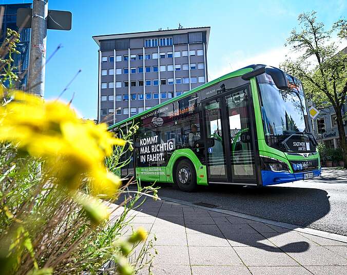 Bus in der Stadt. (Foto: SWSee)