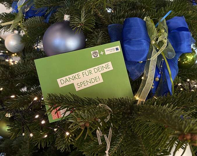 Gutschein im Wunschbaum (Foto Stadtwerk am See)